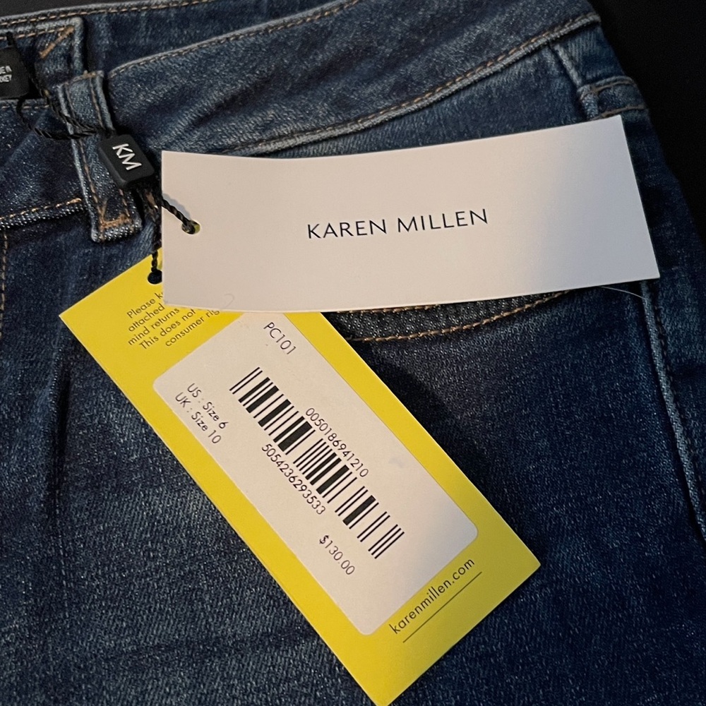 Karen Millen Blue Classic Denim Jeans